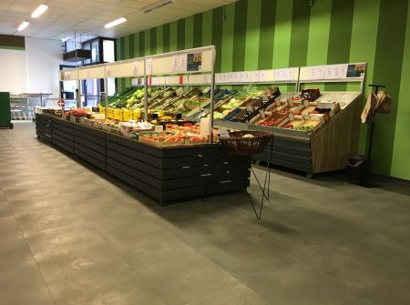 Supermarkt und Gewerbeboden